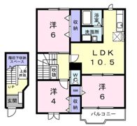 クレストールfの間取り画像