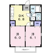 メゾンヌ－ベルの間取り画像