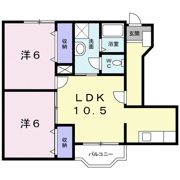 ドミールシャルマン Dの間取り画像