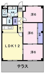 バンブーパレスの間取り画像