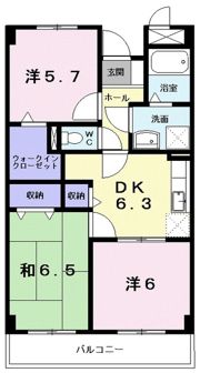 エルグランデ奥村の間取り画像