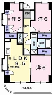 シャン・ド・フルールの間取り画像