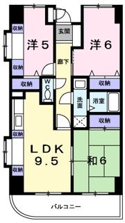 シャン・ド・フルールの間取り画像