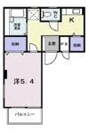 ディアコートの間取り画像