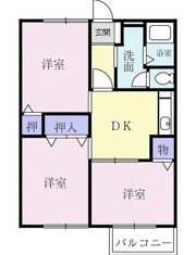 エクセルタウンⅠの間取り画像