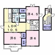 サンパレス田原Aの間取り画像
