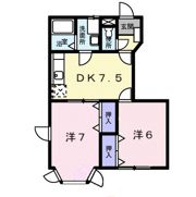 エクレール平沢Ⅱの間取り画像