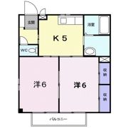 ラフォーレ大陽Ⅱの間取り画像