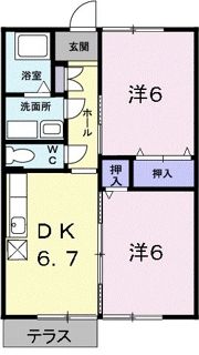 ムーンパレスの間取り画像