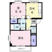 ハイツパークサイドⅢの間取り画像