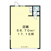 播磨町本荘店舗の間取り画像