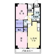 AppIe Court Cの間取り画像