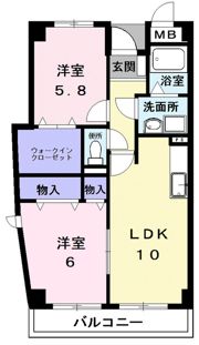 AppIe Court Cの間取り画像