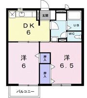 ラックWATANABEⅡの間取り画像
