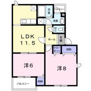 オニオンハイツの間取り画像