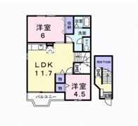 クレストール古谷の間取り画像