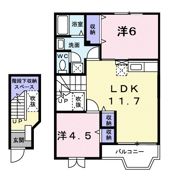 クレストール諏訪前の間取り画像