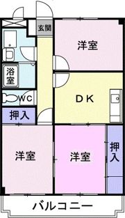 ロジュマン一宮の間取り画像