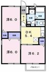 コーポさつきⅢの間取り画像