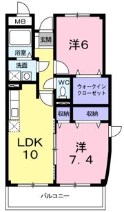 グレイス大久保の間取り画像