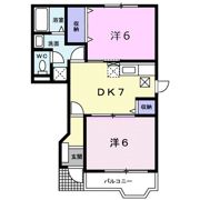 シュピーレン空港通Bの間取り画像