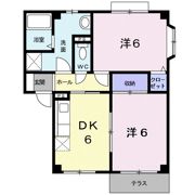 サニーヒルズ青葉Aの間取り画像