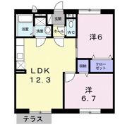 シャルマンホームBの間取り画像