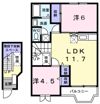 クレアールⅠの間取り画像