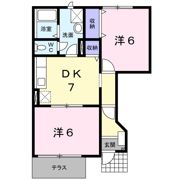 ソレーユ Aの間取り画像