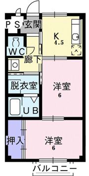 アムールパレスの間取り画像