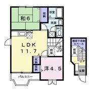 ジョイフルポート岡Cの間取り画像