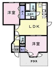シャルマンメゾンAの間取り画像