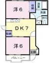 プレミール鶴崎Bの間取り画像