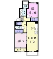 メリーディエースの間取り画像