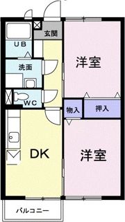 ボヌールパレスの間取り画像