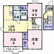 クレストヒルズCの間取り画像
