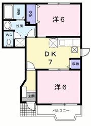 ルピナスBの間取り画像