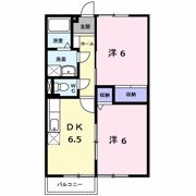 エルディム関森Aの間取り画像