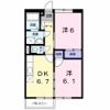 エルディム関森Aの間取り画像