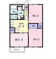 ロ－ゼン大上の間取り画像