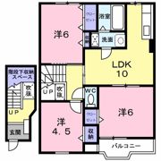 ラ・ルーノ3番館の間取り画像