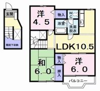 シャトー竹島の間取り画像