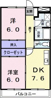 メゾンノウブルの間取り画像