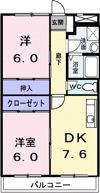 メゾンノウブルの間取り画像