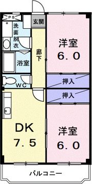 メゾンノウブルの間取り画像