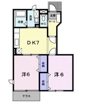 コーポラス クリエィティブ Ⅰの間取り画像