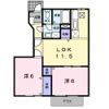 グリーンヒルズ Cの間取り画像