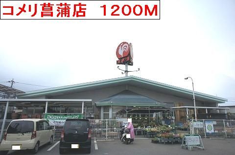 近くのコメリ菖蒲店まで1,200m（徒歩15分）