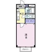 メゾンフルールCの間取り画像