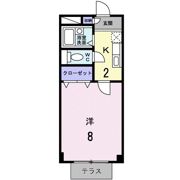 メゾンフルールBの間取り画像